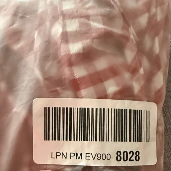 Gingham Picnic Peplum Ruffle Tie Side & Front Short Set M - Picture 6 of 6